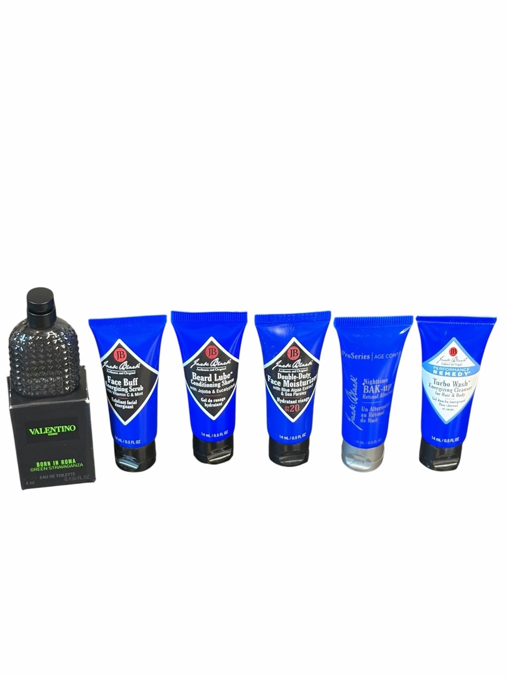 Jack Black Men’s Grooming Bundle & Valentino Uomo Born in Roma Mini